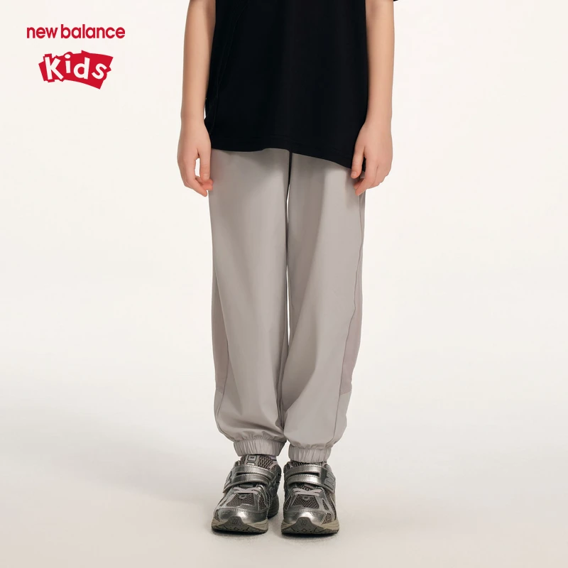 New Balance nb童装男女儿童新款网眼透气休闲针织裤子ND4LF2Z113