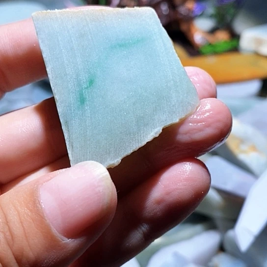 散珠翡翠边角料216
