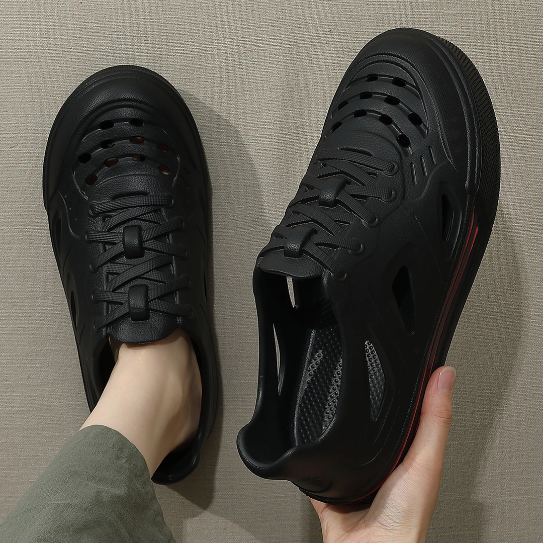 开车洞洞鞋男款夏季外穿2025新款透气防滑户外溯溪运动踩屎感凉鞋