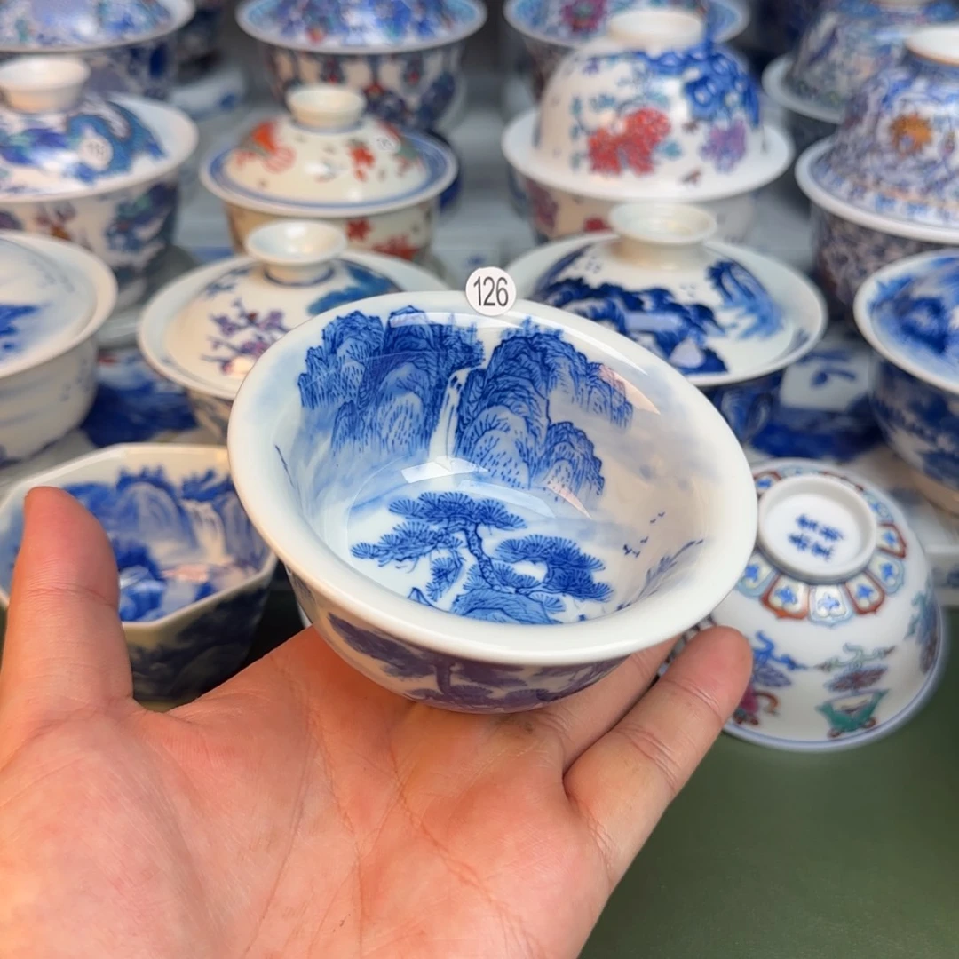 彦祖纯手工手绘茶具126