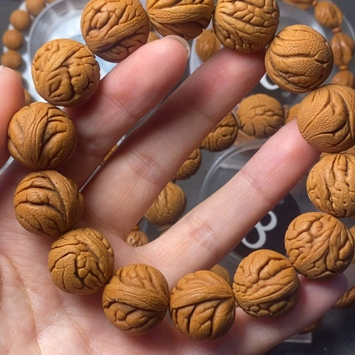 桃核吊坠秦岭野生龙纹桃核19