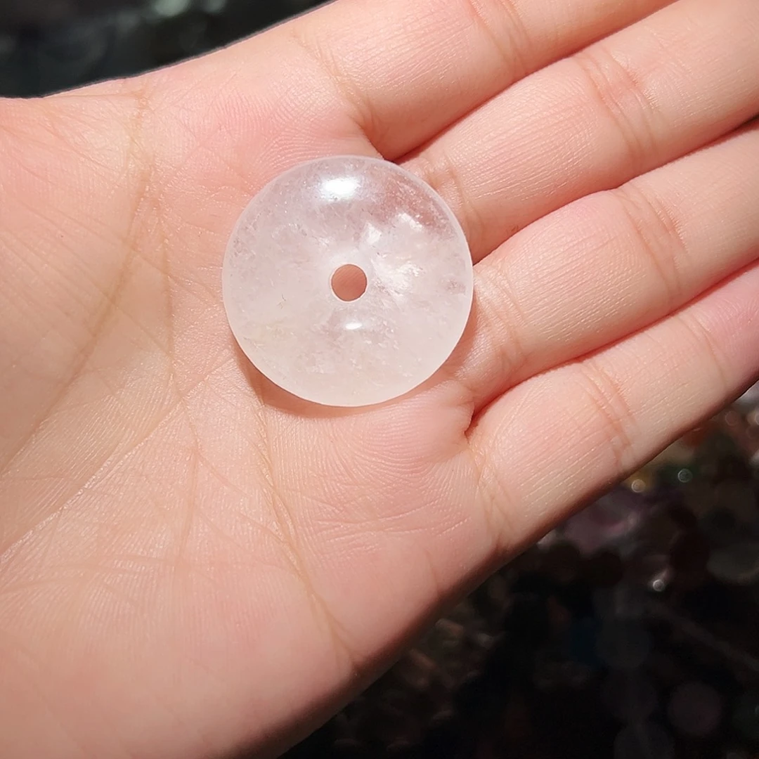 水晶手链未镶嵌喜马拉雅平安扣