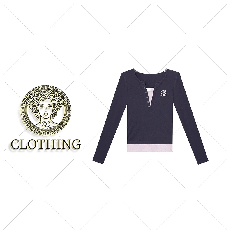 【CLOTHING/原创设计】A97562新款洋气百搭打底衫