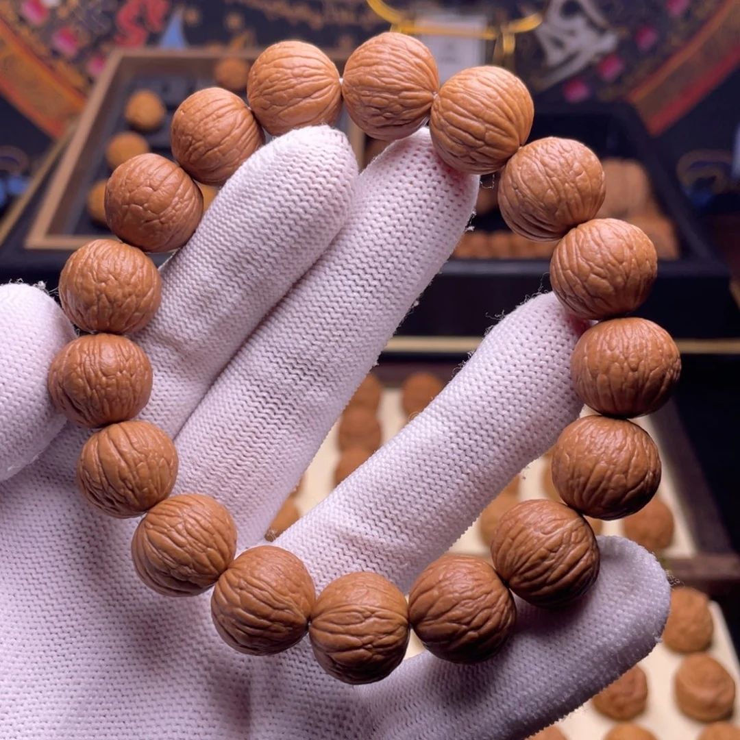 手串猴头核桃凤羽14+