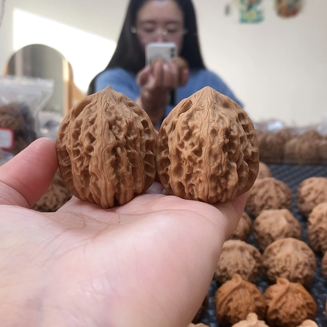 桃核吊坠老树鸡心40