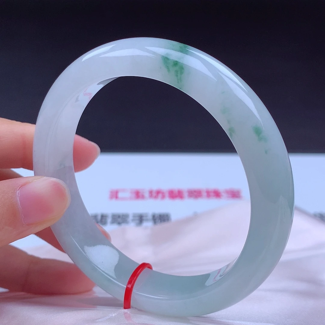 翡翠未镶嵌手镯手镯002060