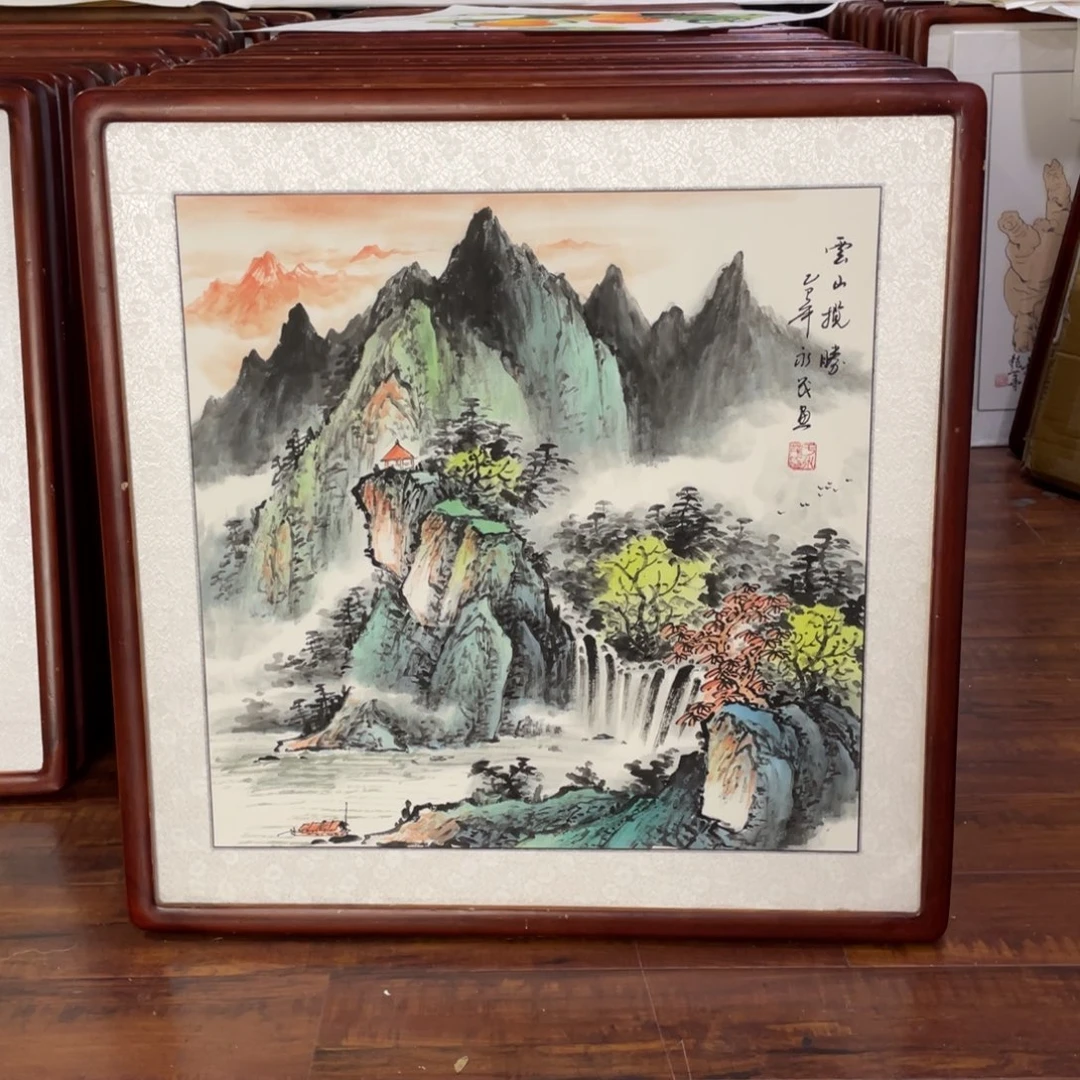国画带框尺寸63*63厘米