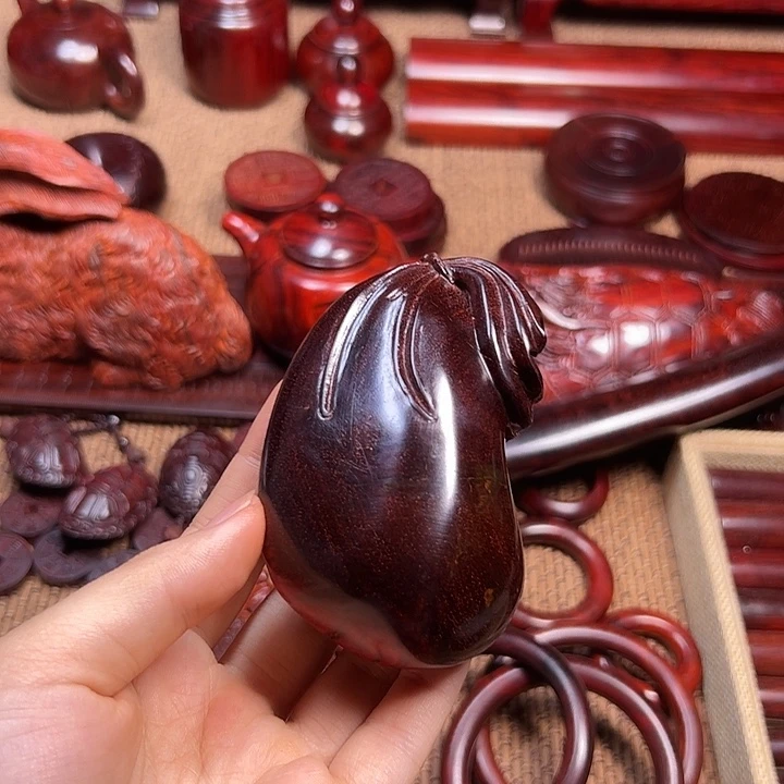 超***峰小叶紫檀印度小叶紫檀钱袋