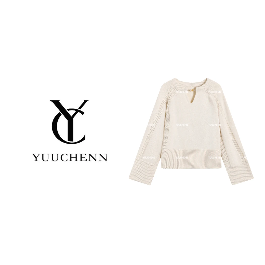 YUUCHENN 纯色针织常规款磨毛秋季宽松型JYY-31516