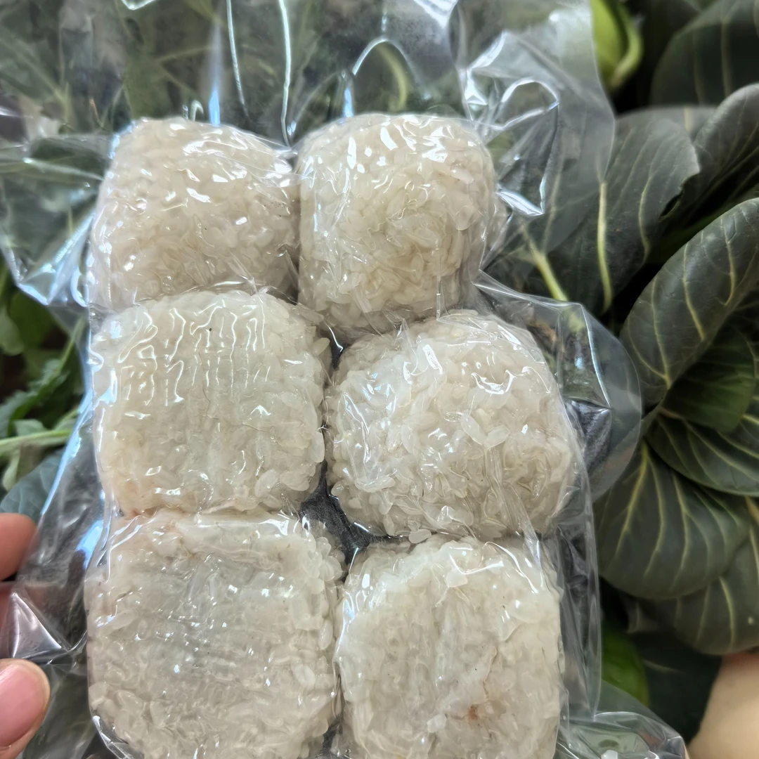 农家自做糯米团豆沙馅