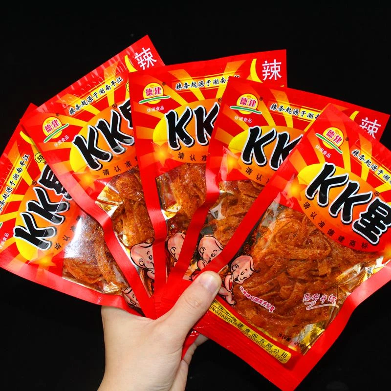 湖南特产麻辣零食kk星辣条辣丝80后儿时怀旧香辣流口水小吃
