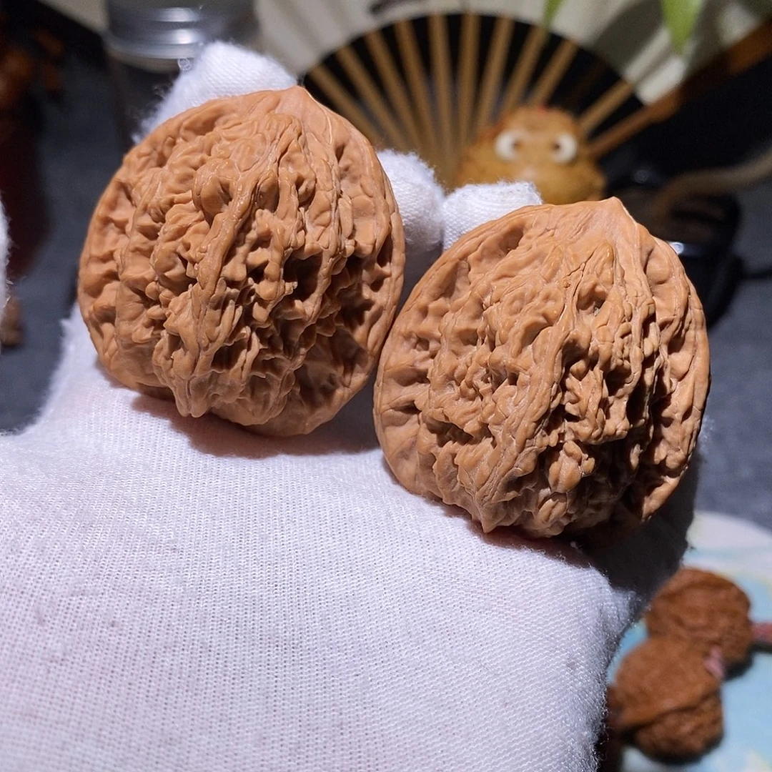 吊坠文玩核桃42全品麦穗虎头