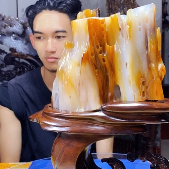 未镶嵌珠宝奇石硅化玉