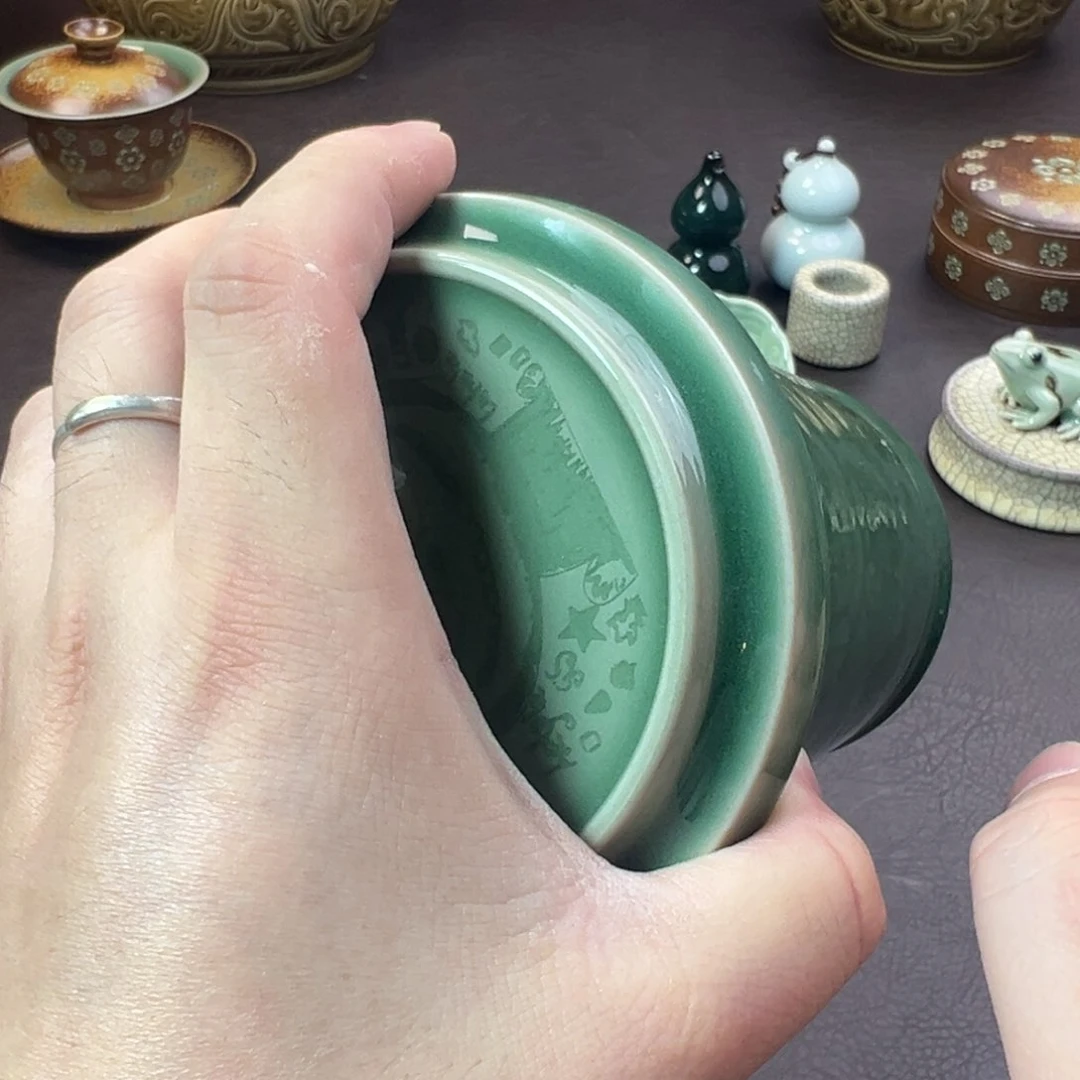 青瓷茶器青瓷茶器微瑕