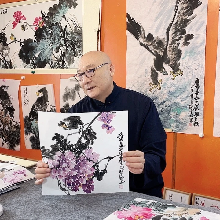 国画张圣敏先生纯手绘作品