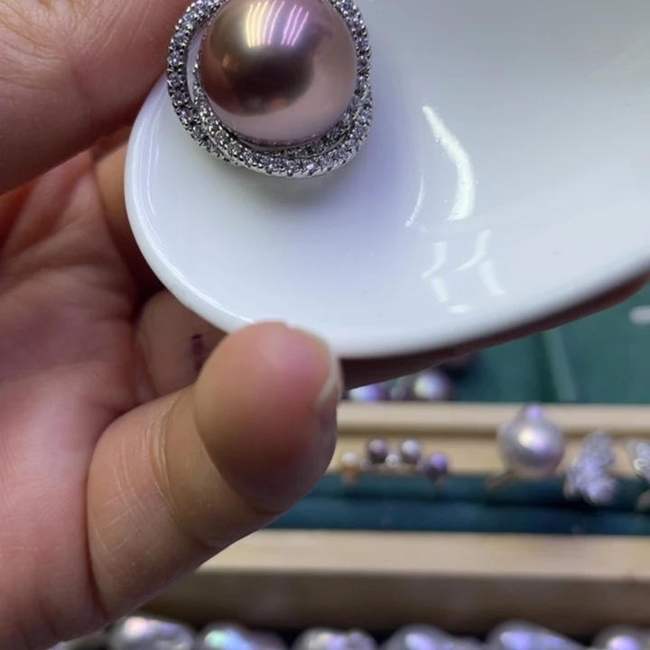 淡水珍珠吊坠(不含链)合金