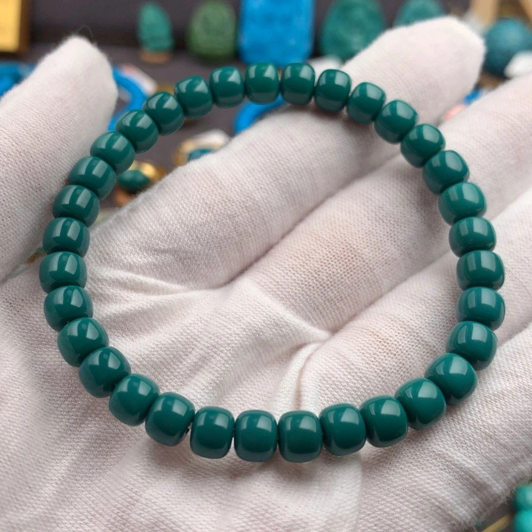 绿松石未镶嵌绿松石6.6mm