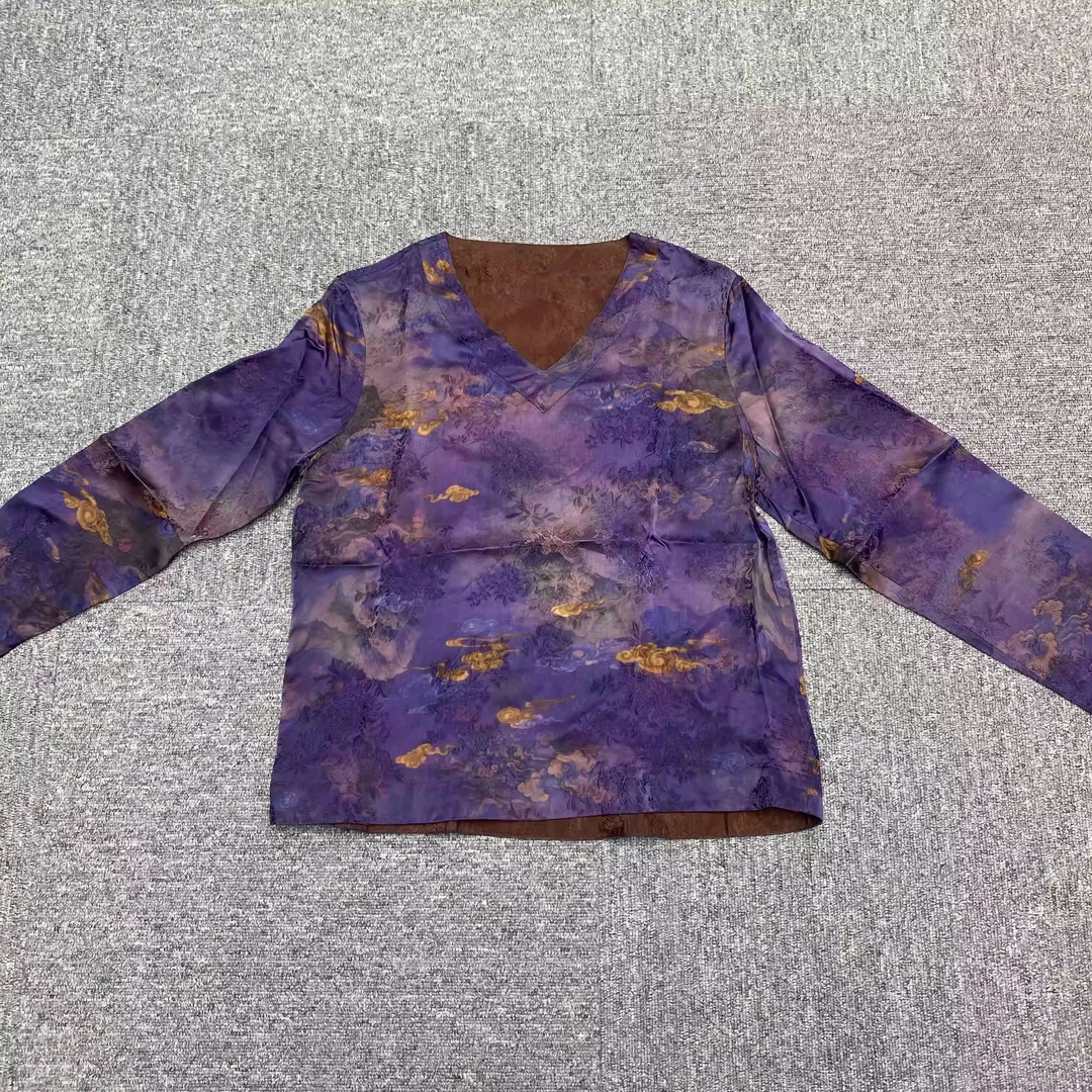 品羽 夏季中老年新款气质上衣c101