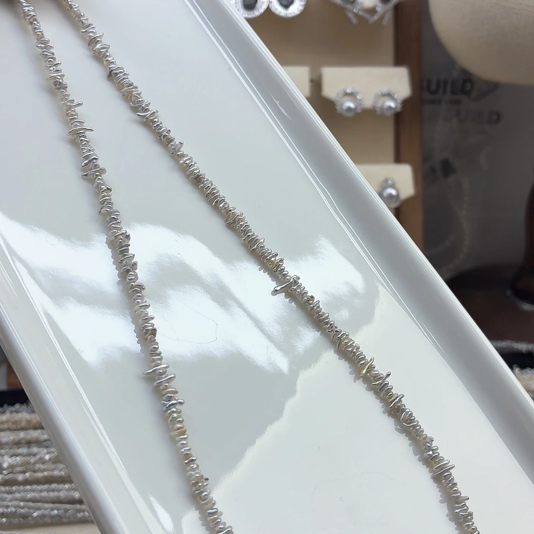 海水珍珠项链银S925镶嵌