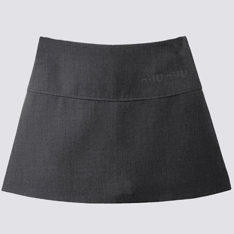 纯色高腰半身裙女士2025夏季新款减龄气质通勤显高显瘦是时髦短裙