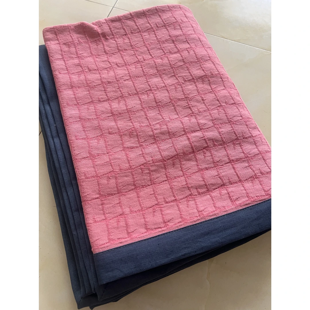 瑕玼款高货罗布麻汉麻提花叉角毯