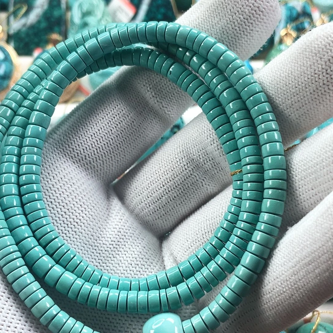 绿松石未镶嵌车挂