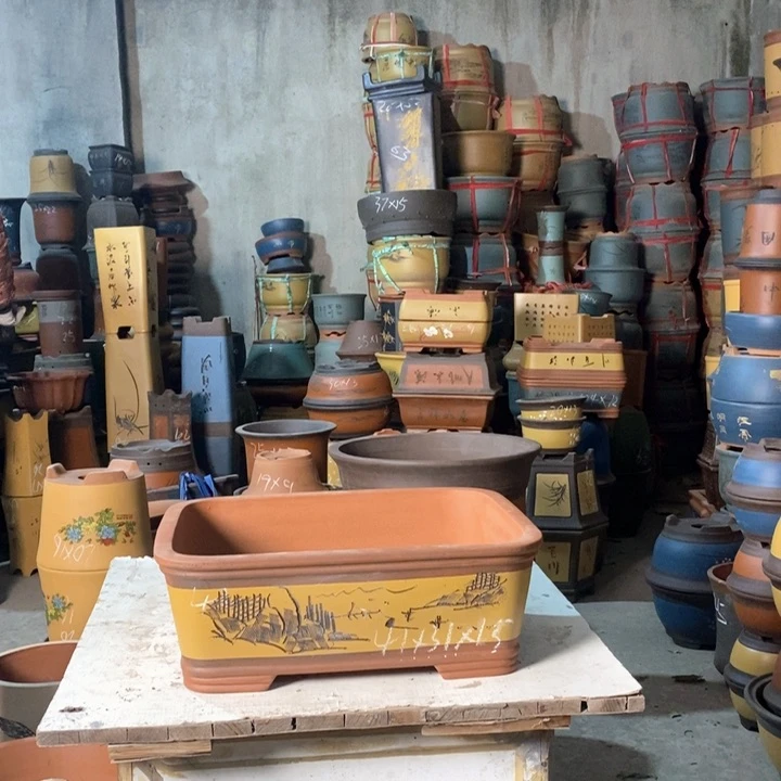 紫砂花盆紫砂花盆