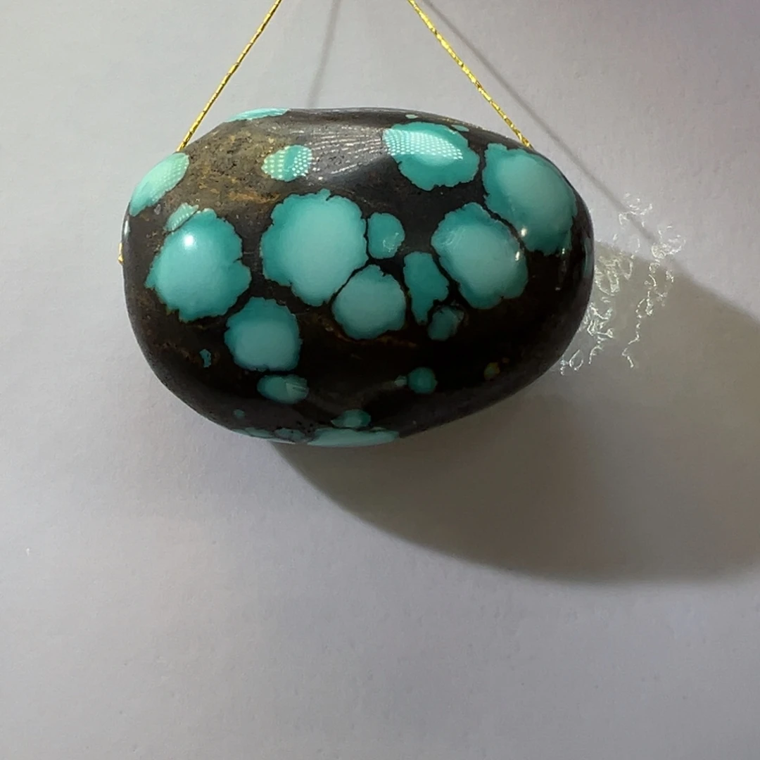 绿松石未镶嵌挂件