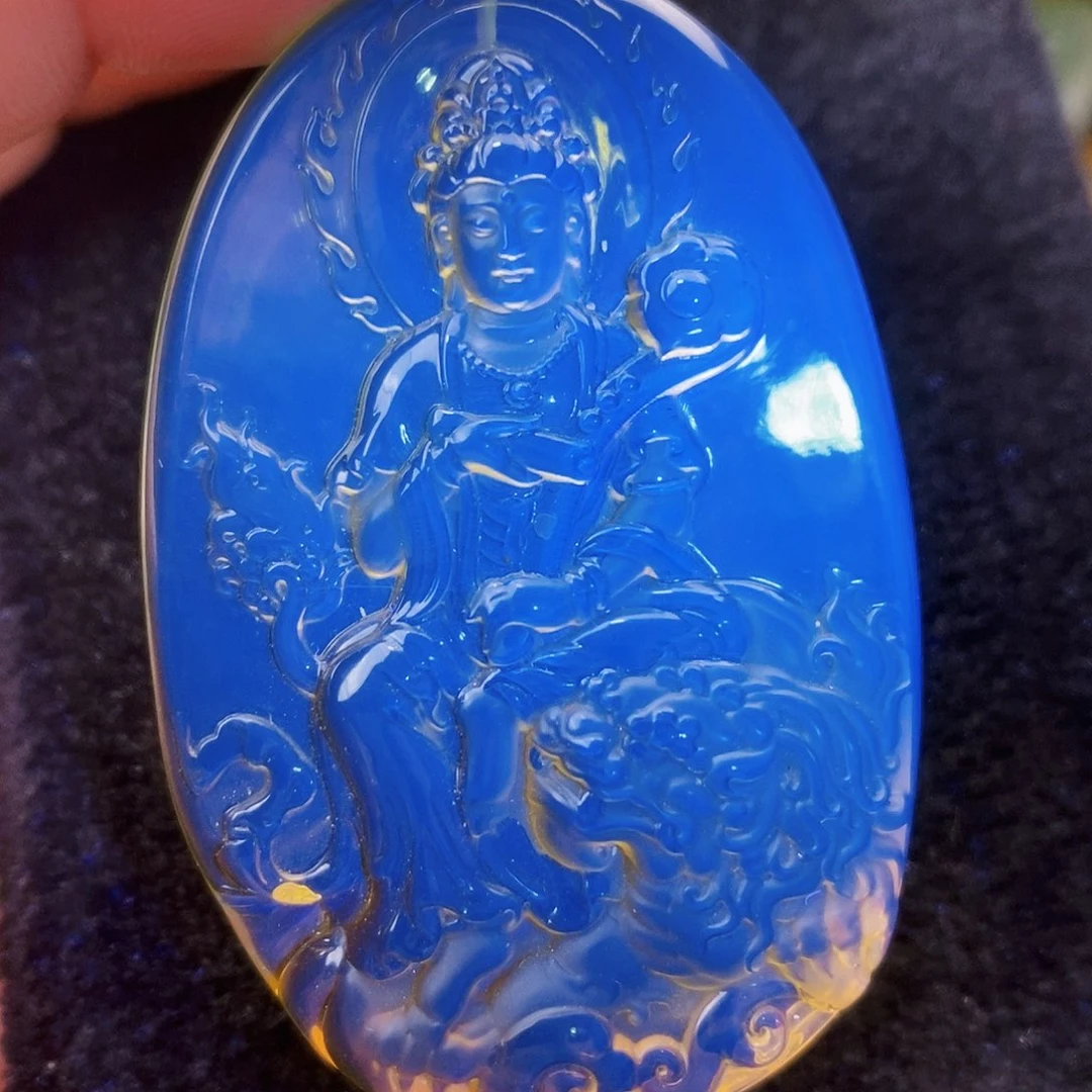 【闪购商品】蓝珀吊坠(不含链)未镶嵌