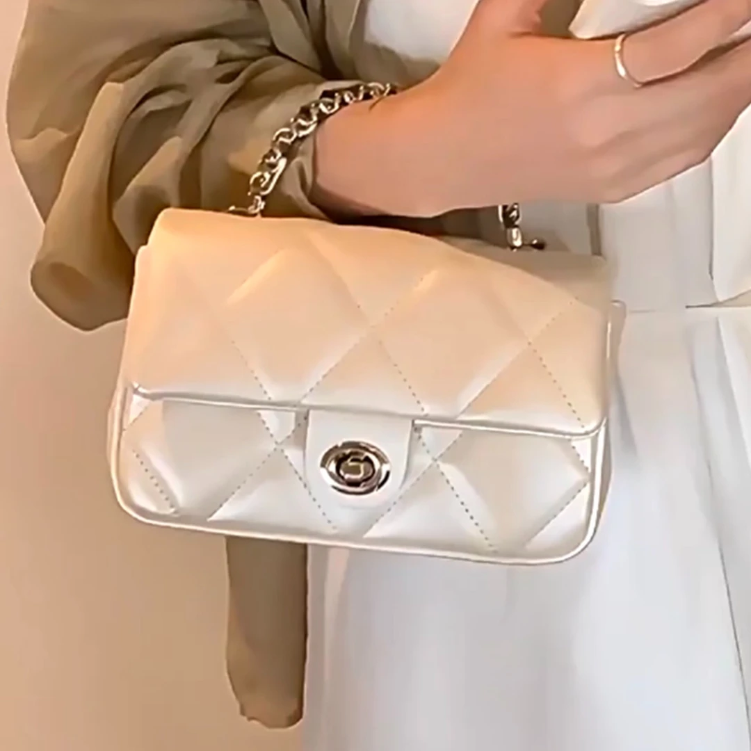 超火单肩小方包2025新款百搭链条斜挎包时尚今年流行爆款小包包女