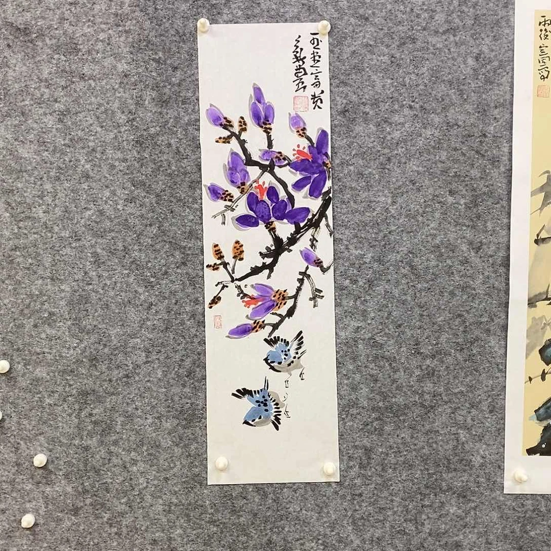 国画缪新农国画作品