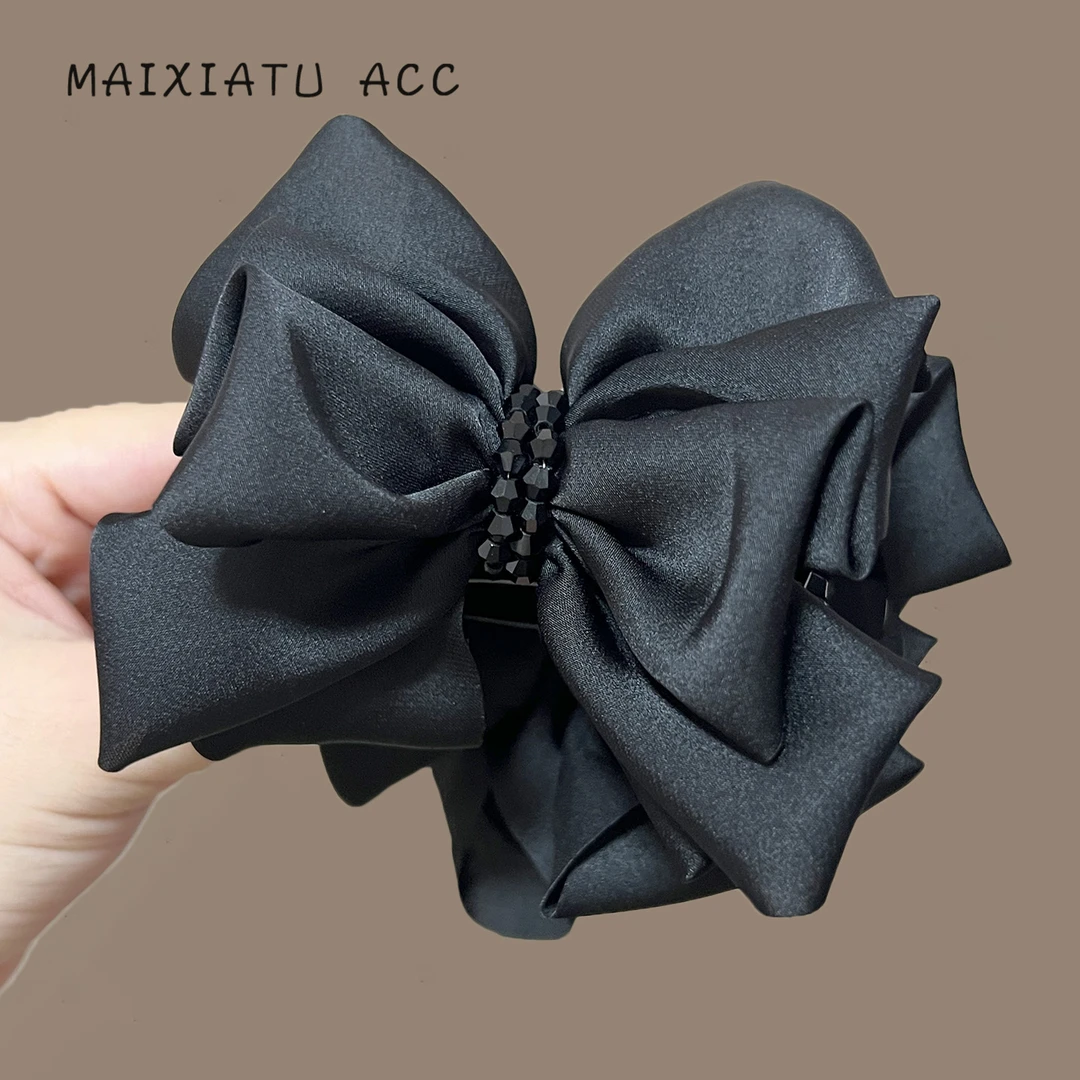 尽夏丸子夹2025新款简约百搭显发量懒人丸子头抓夹气质高马尾发夹