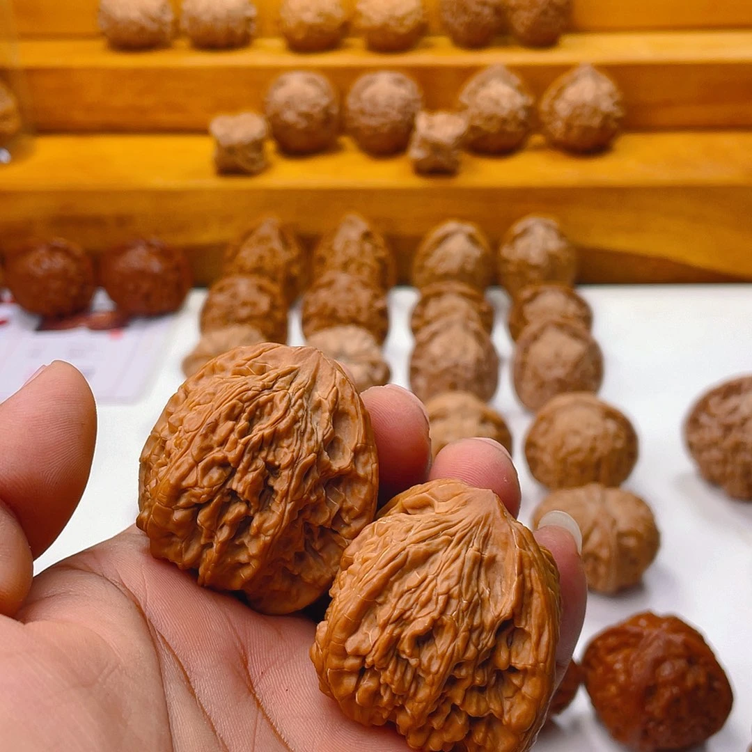 把件文玩核桃奉**娱老树望月