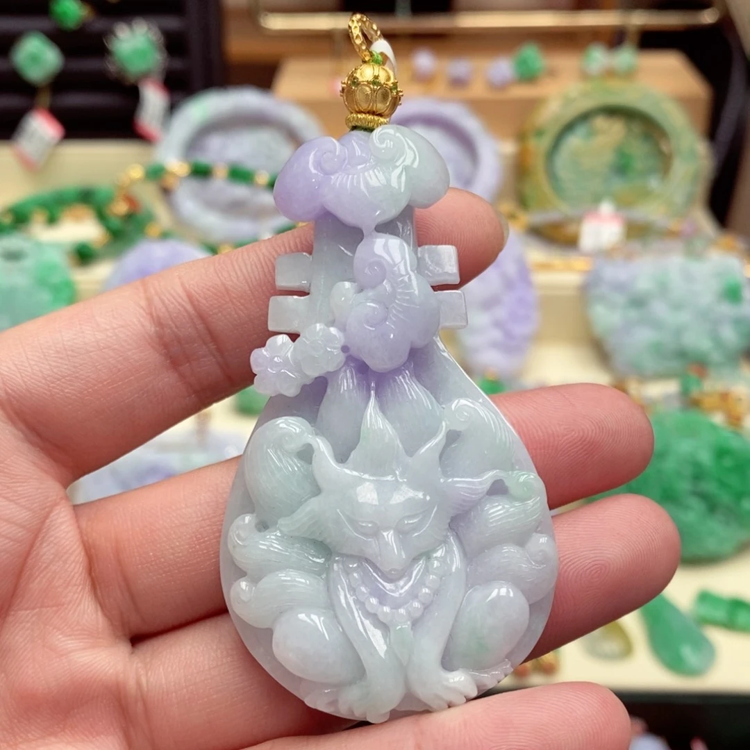 颈饰未镶嵌翡翠翡翠吊坠