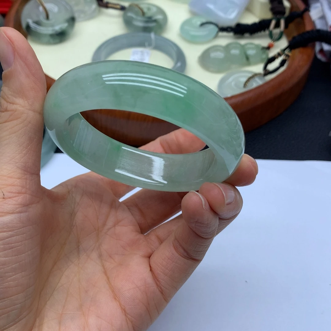 唐***～手镯圈口56.8宽17.0的