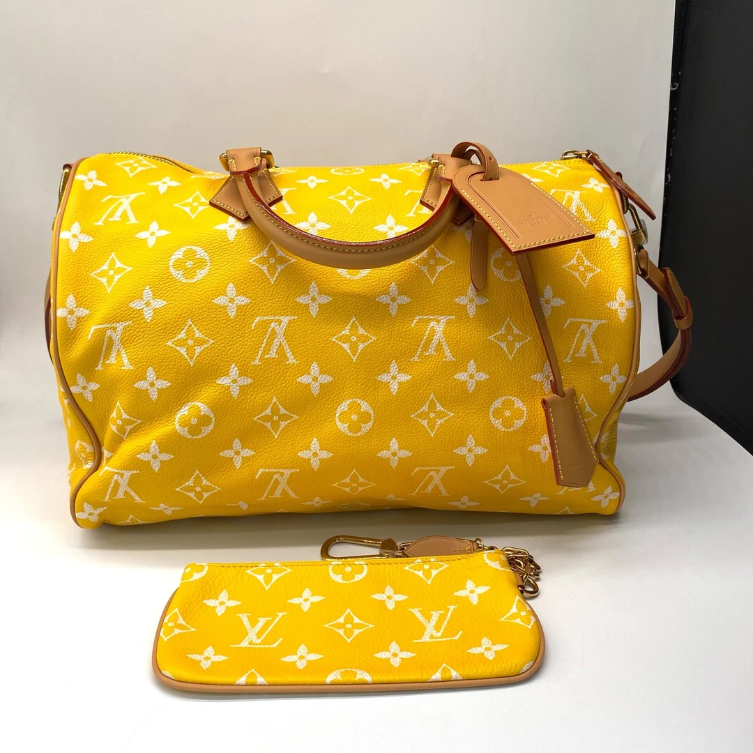 未使用 LouisVuitton/路易威登 keepall40/P9 发财黄 dx6364