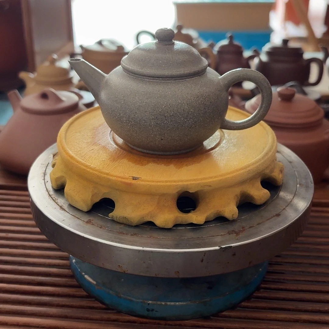 刀***树茶壶紫砂半手工制作