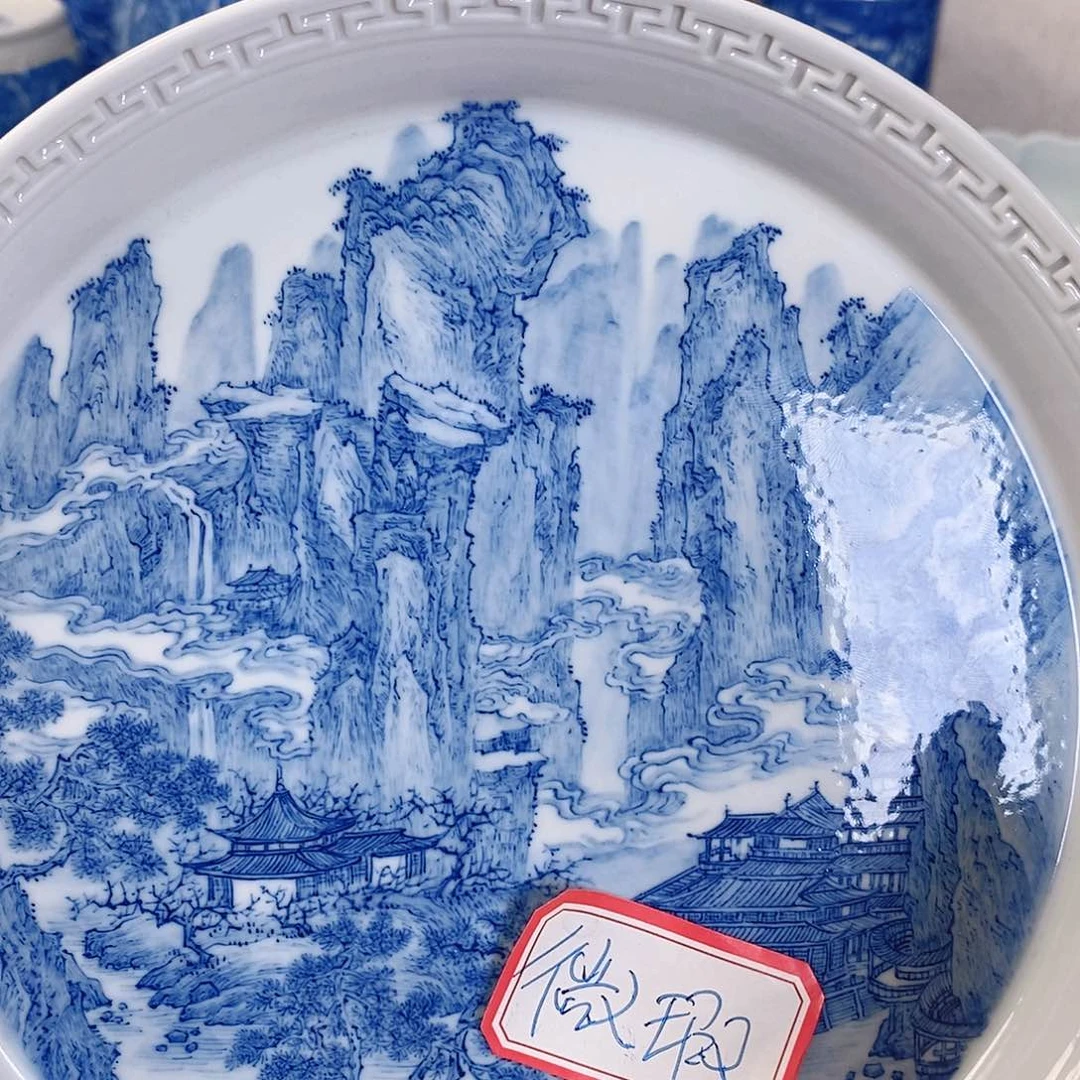 手工手绘柴窑烧制