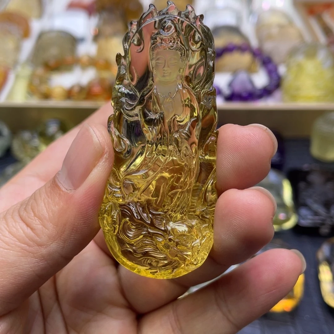 水晶颈饰未镶嵌定制