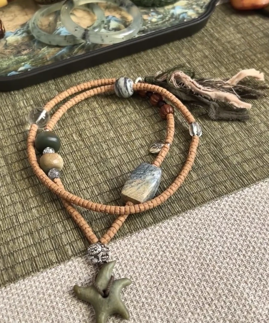 非金属木质吊坠 非金属木质吊坠DIY配件散珠手链吊坠隔片配珠隔珠