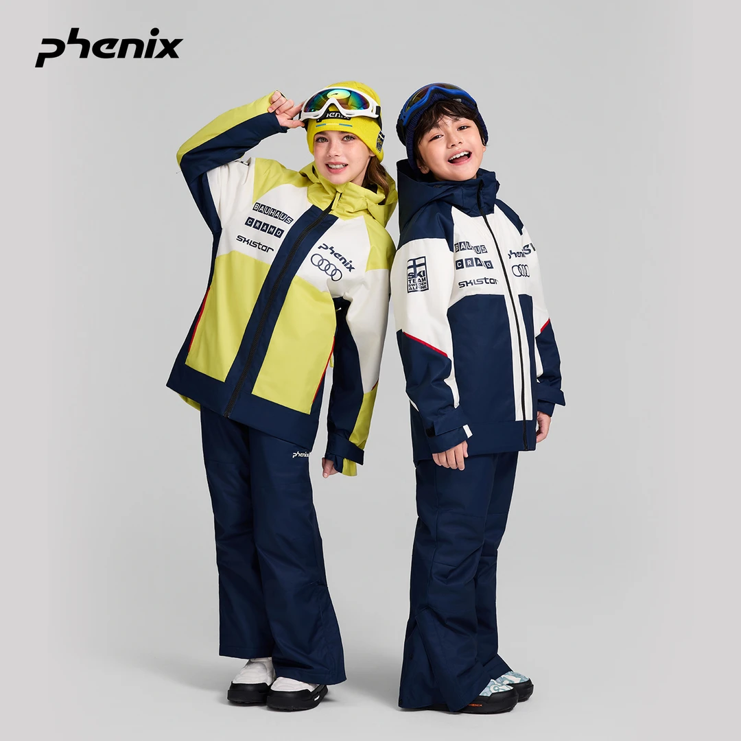 phenix菲尼克斯国家队儿童滑雪衣中大童2025单双板防水滑雪套装