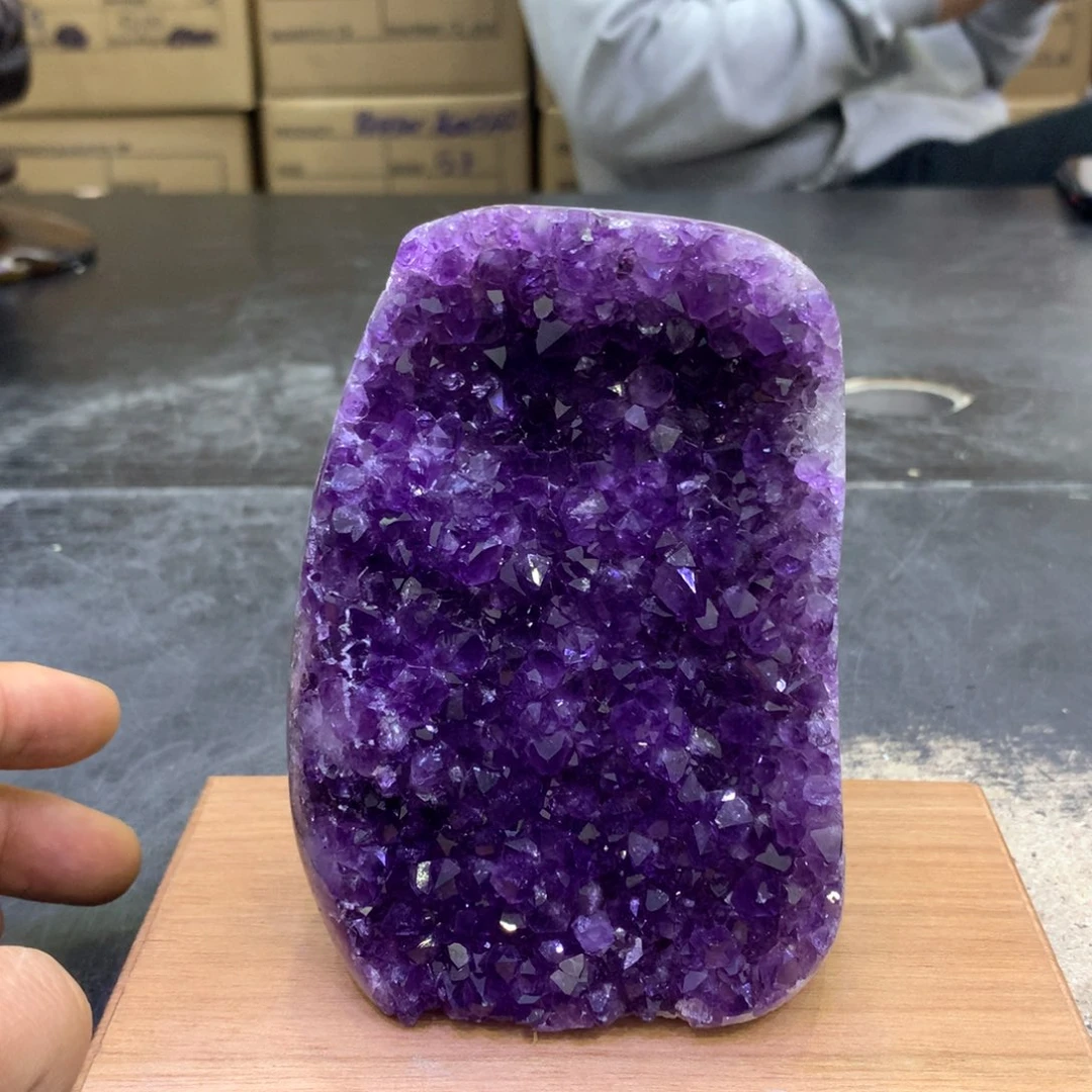 水晶摆件未镶嵌紫晶58