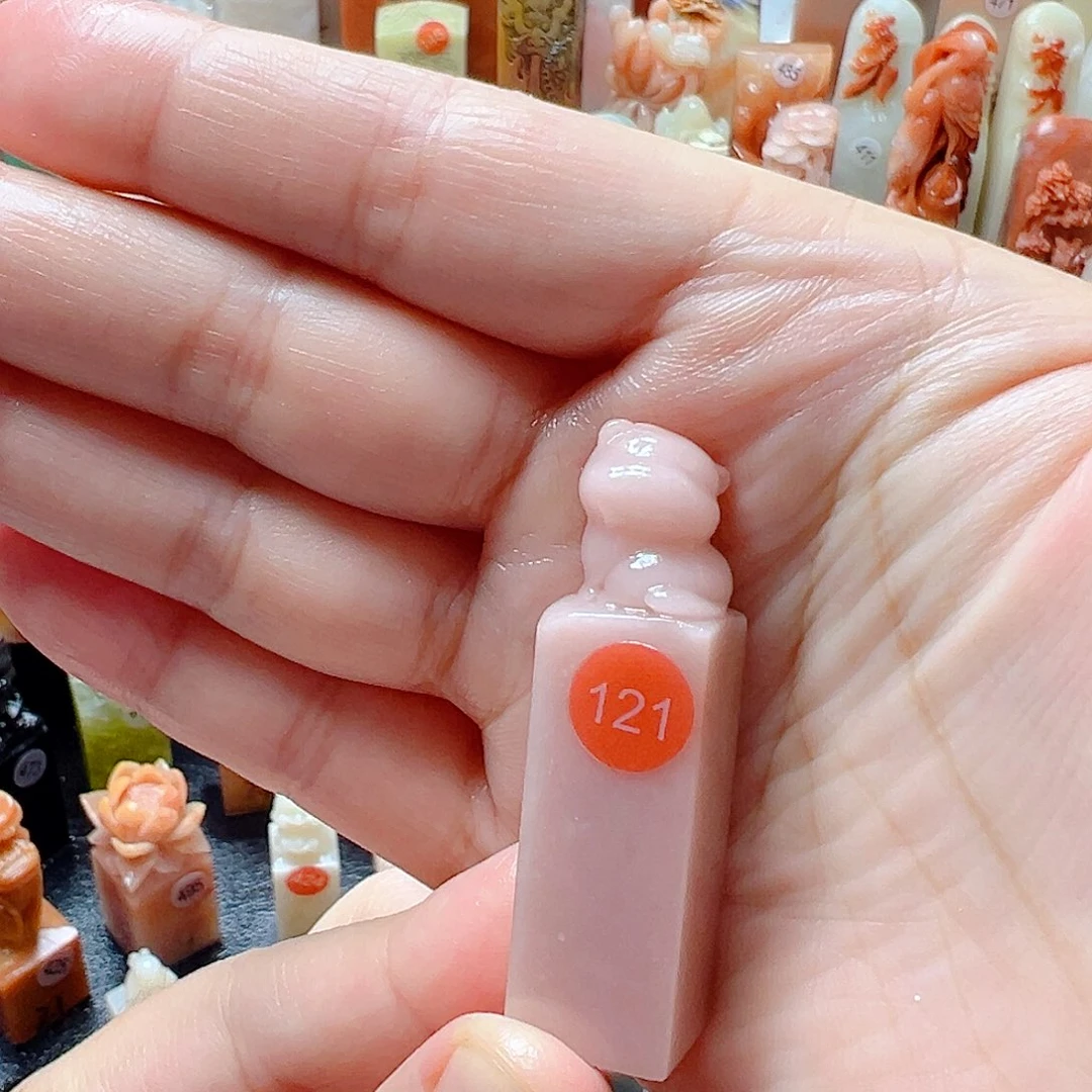 寿山石印石陆*Y包刻字