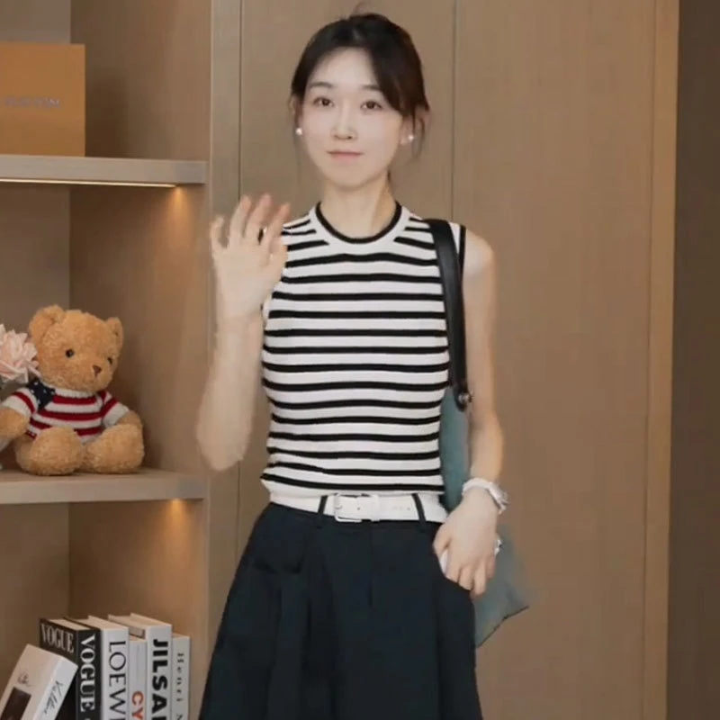 【时岛】泰式独特小吊带女装新款夏季内搭紧身显瘦百搭减龄无袖上