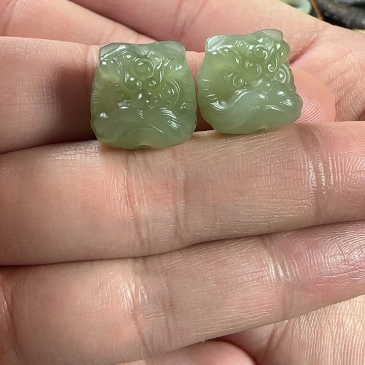 和田玉未镶嵌颈饰拍一发一