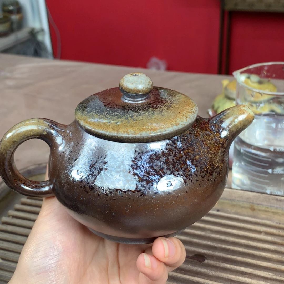 紫砂紫砂茶具纯自然紫砂柴烧