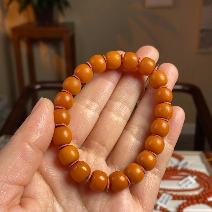 琥珀手链未镶嵌蜜蜡手串10