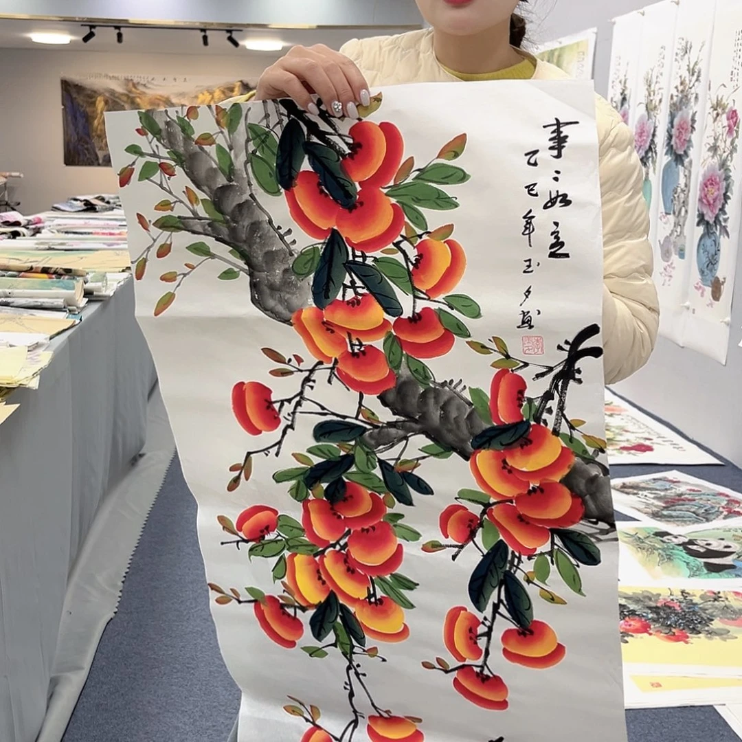 国画纯手绘字画作品