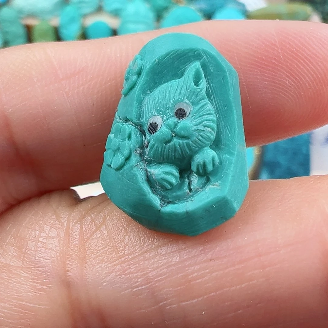 绿松石配饰未镶嵌小***贝