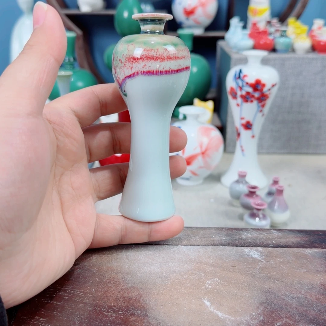 陶瓷手工小花器摆件